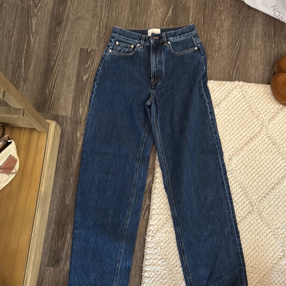 Loulou studio samur Classic Blue Denim Jeans